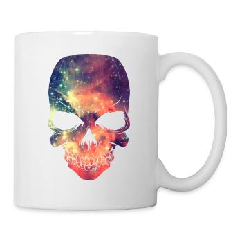 Universe - Space - Galaxy Skull - Tasse - Weiß - Rechts
