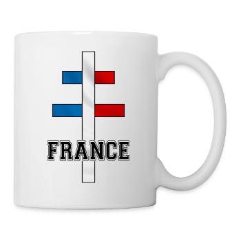 Lothringer Kreuz 02 - Tasse - Weiß - Rechts