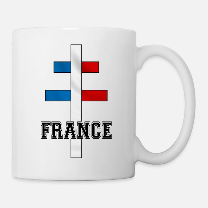 Croix de Lorraine 02 - Mug blanc - blanc