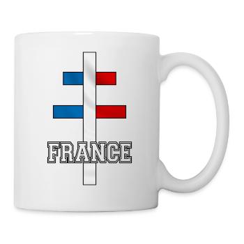 Lothringer Kreuz 01 - Tasse - Weiß - Rechts
