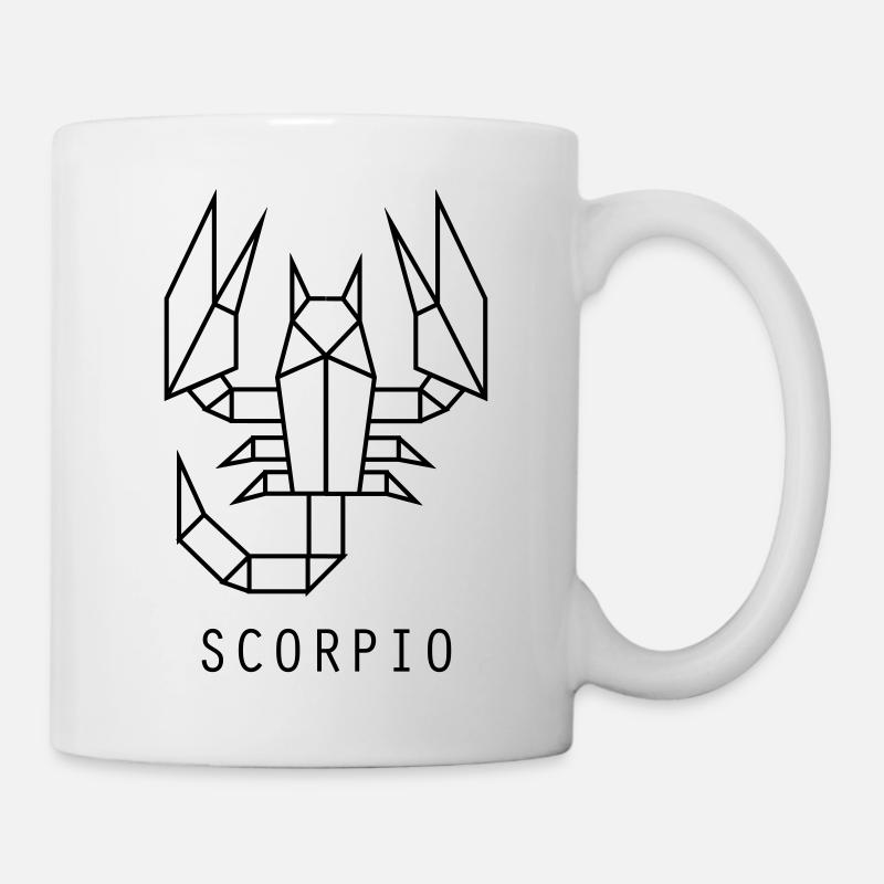 Skorpion - Tasse - Weiß