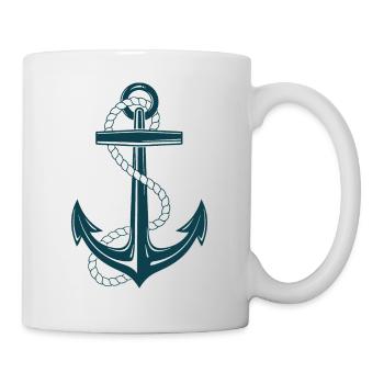 Cadeau marin de bateau d'ancre - Mug blanc - blanc - Droite