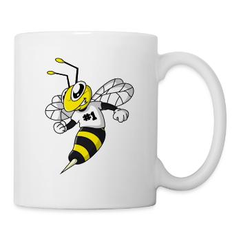 TeeBeeNo.1 - Logoshirt - Tasse - Weiß - Rechts