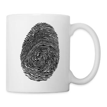 empreinte - Mug blanc - blanc - Droite