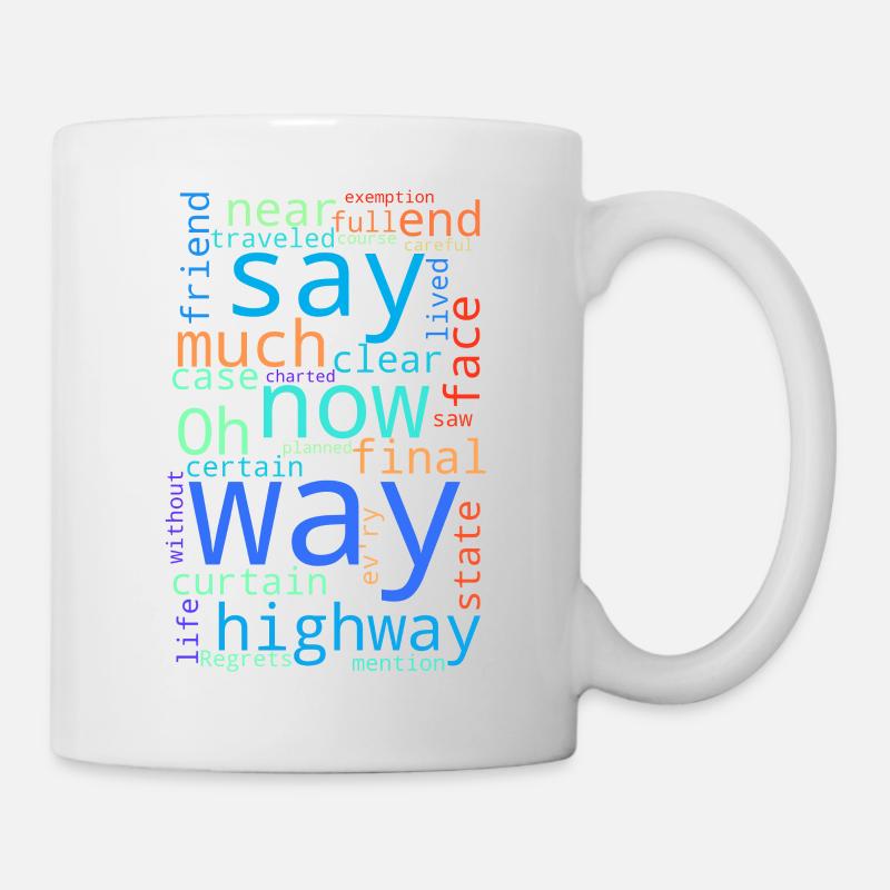 Mon chemin - Mug blanc - blanc