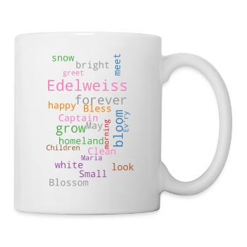 Edelweiss - Tasse - Weiß - Rechts