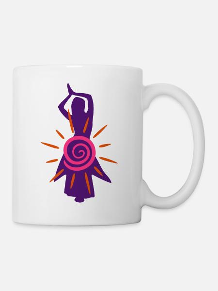 belly dance / belly dance - Mug - white