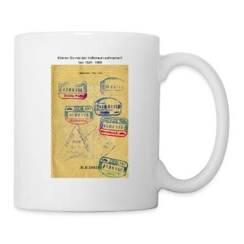 DDR Stempel - Tasse - Weiß - Rechts