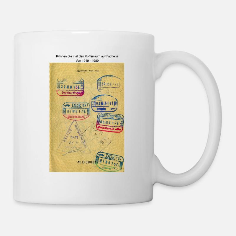 Timbre de la RDA - Mug blanc - blanc