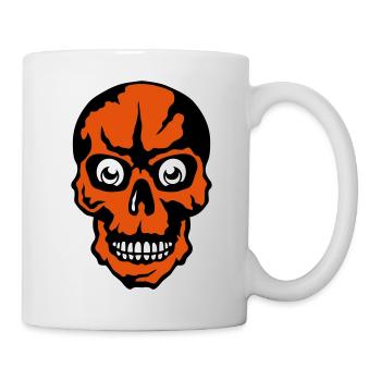 death head of death eye grinding 6 2 - Mug - white - Right