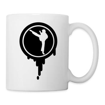 karate - Tasse - Weiß - Rechts