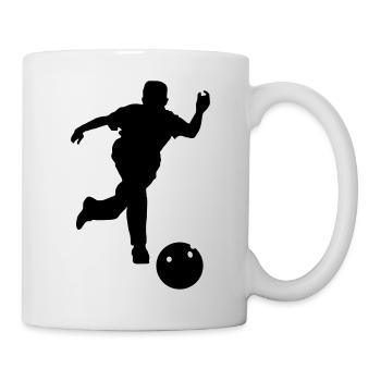 Bowling - Mug blanc - blanc - Droite