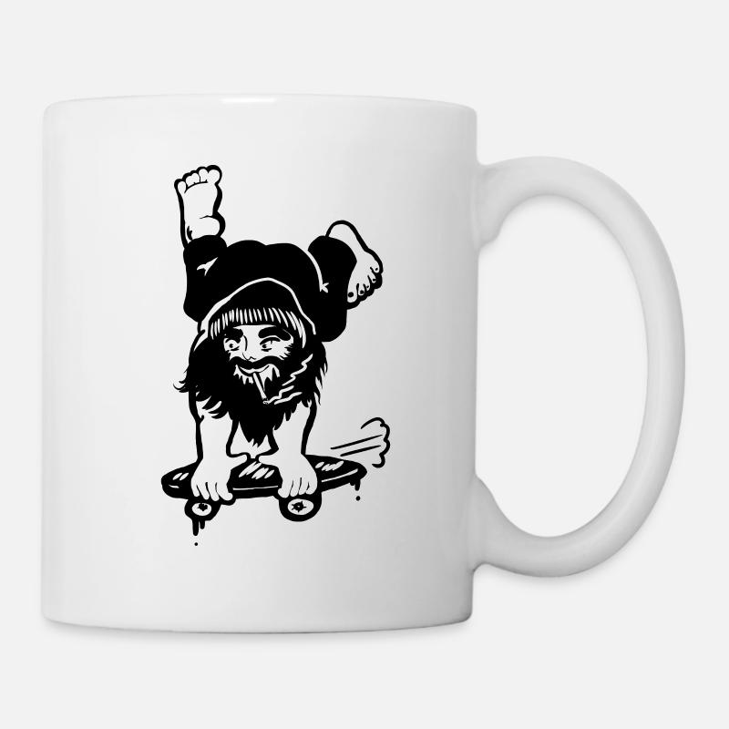 Nain de patinage - Mug blanc - blanc