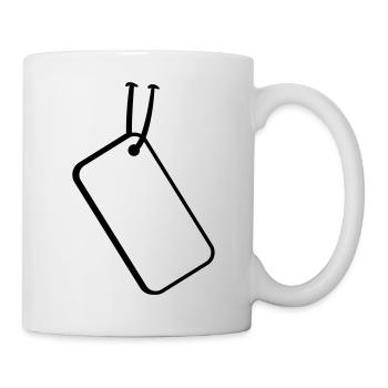 Price Tag - Mug blanc - blanc - Droite