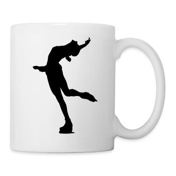 patinage artistique skating - Mug blanc - blanc - Droite