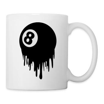8 ball design - Mug - white - Right