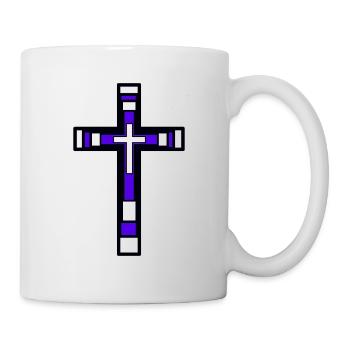 Croix Dieu Jésus Église Religion Amour Paix - Mug blanc - blanc - Droite