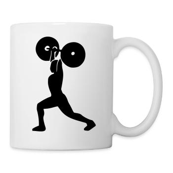 Fitness - Tasse - Weiß - Rechts