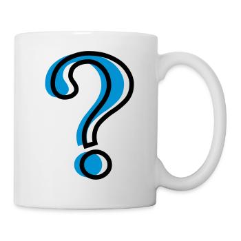 Question mark ? - Mug - white - Right