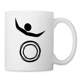 Rollstuhltanz - Tasse - Weiß - Rechts