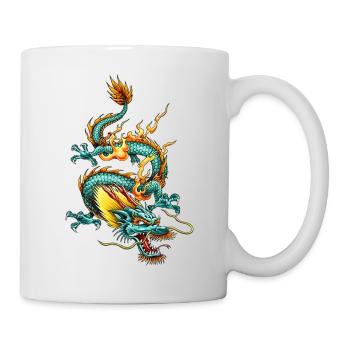 Dragon - Tasse - Weiß - Rechts