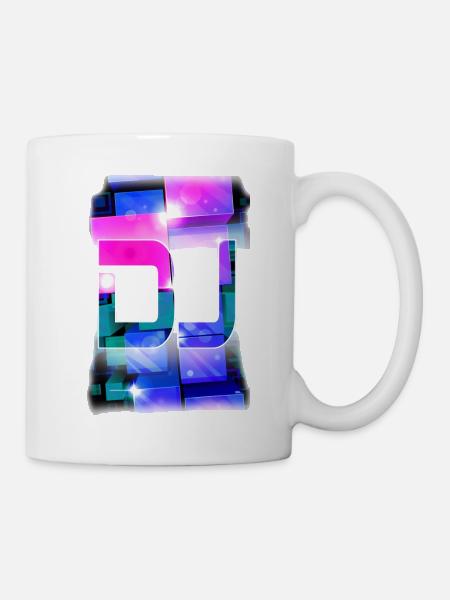 DJ by Florian VIRIOT - Mug blanc - blanc