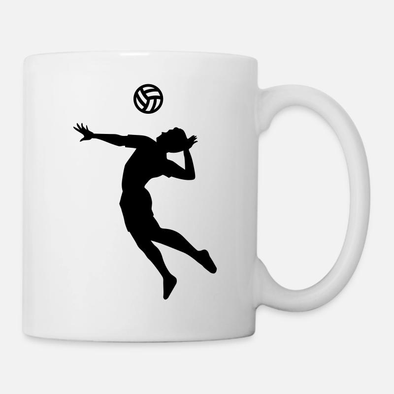 Volleyball - Tasse - Weiß