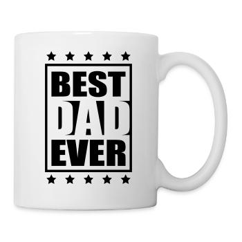 Cool Best Dad Ever Logo-Design - Mug blanc - blanc - Droite