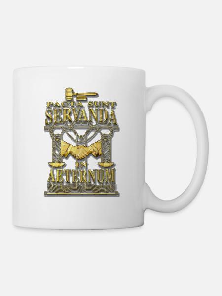 Pacta Sunt Servanda - Tasse - Weiß