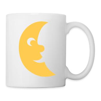 Mond - Tasse - Weiß - Rechts