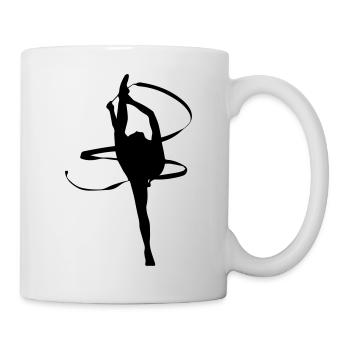 Rhythmische Sportgymnastik - Tasse - Weiß - Rechts