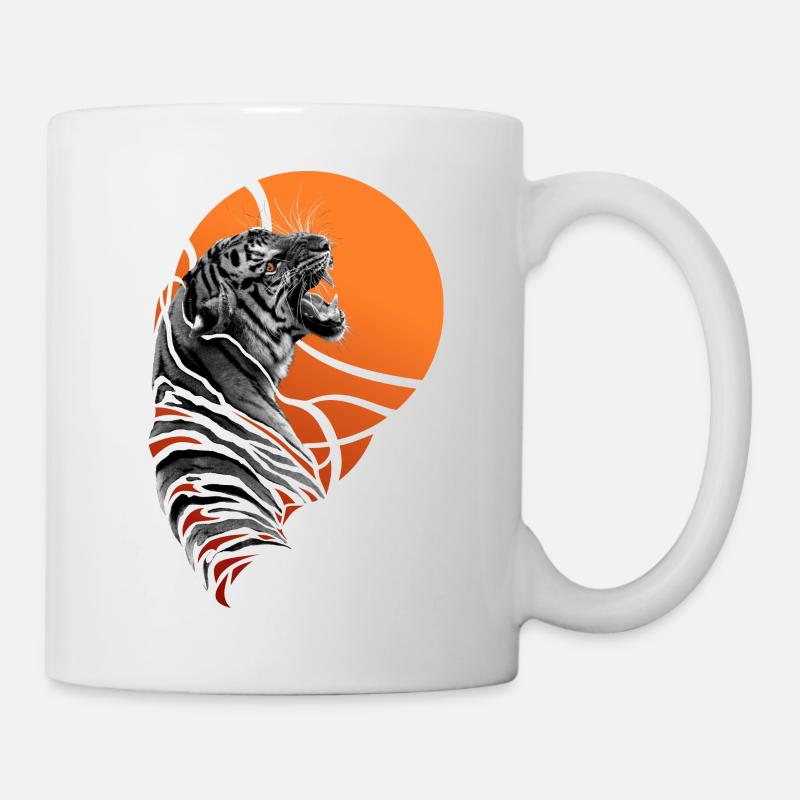 tiger - Mug - white