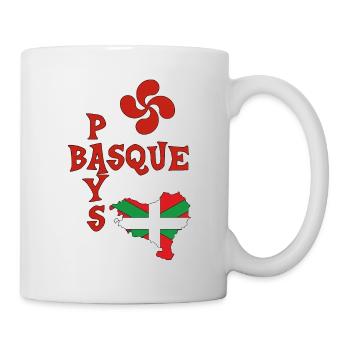 Pays Basque 06 - Mug blanc - blanc - Droite