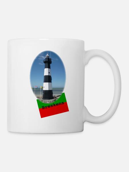 Lighthouse Breskens - Mug - white