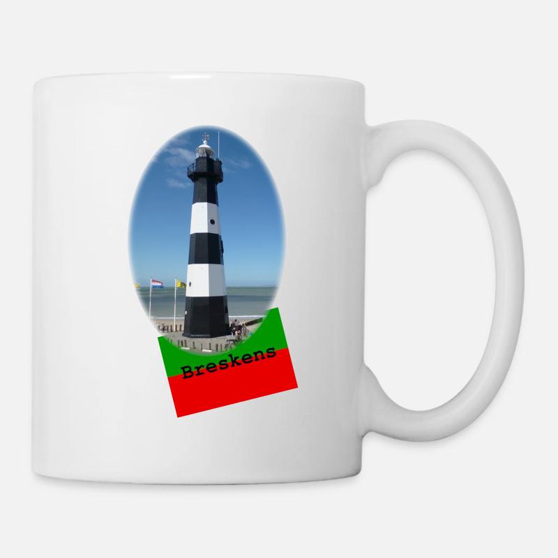 Phare breskens - Mug blanc - blanc