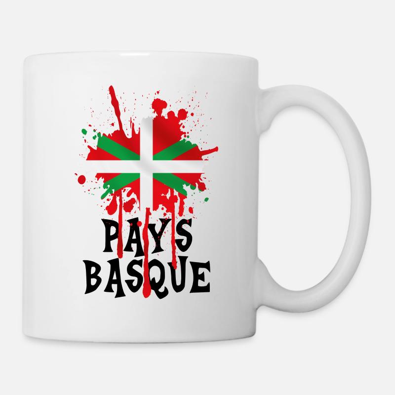 pays basque 09 - Mug blanc - blanc