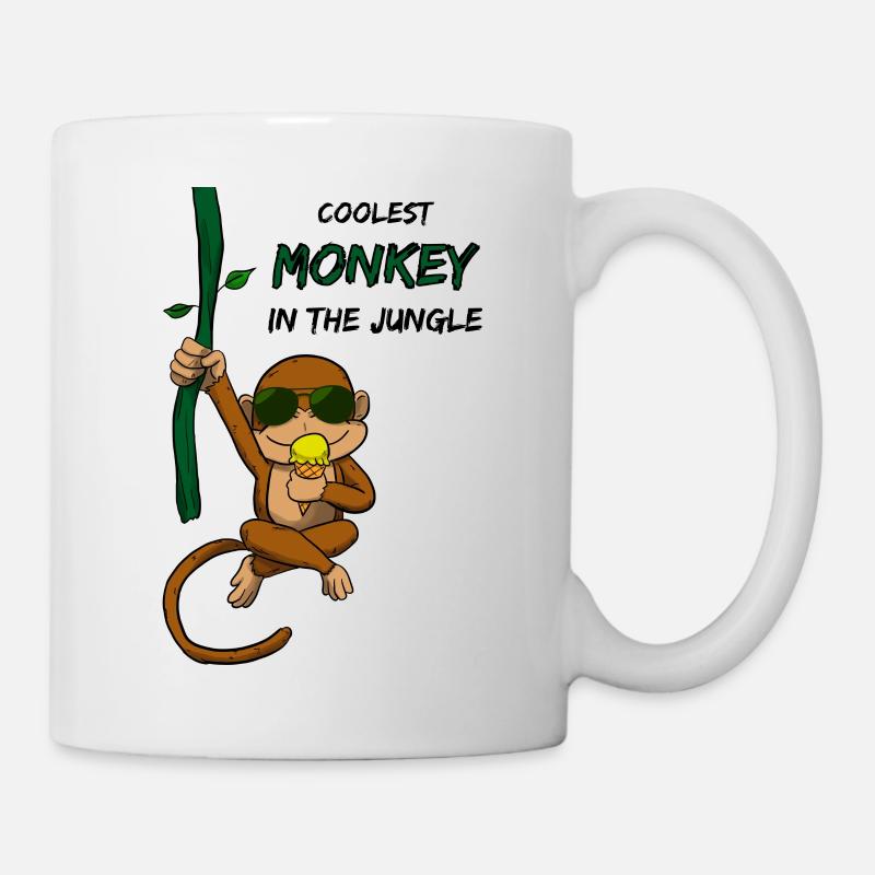 Coolest Monkey in the Jungle - Mug - white