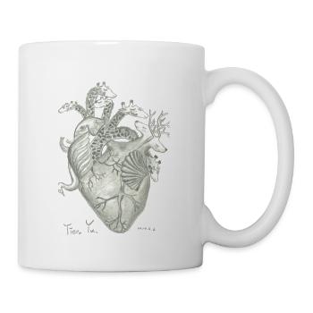 true heart design - Tasse - Weiß - Rechts