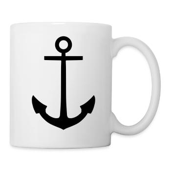 anker - Tasse - Weiß - Rechts