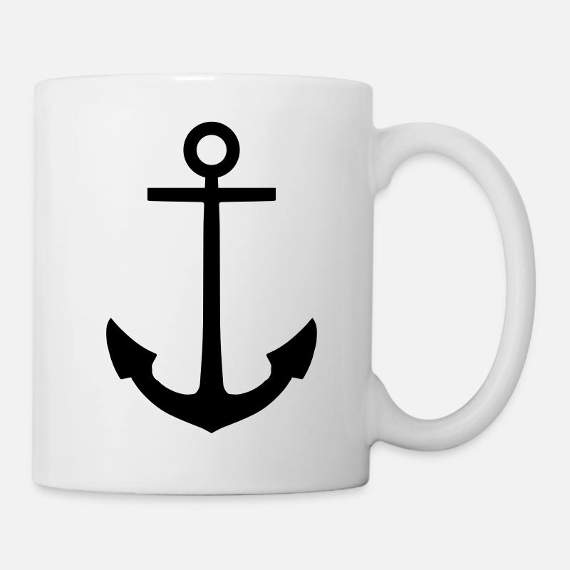 anker - Tasse - Weiß