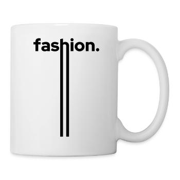 fashion trend stripes dot - Tasse - Weiß - Rechts