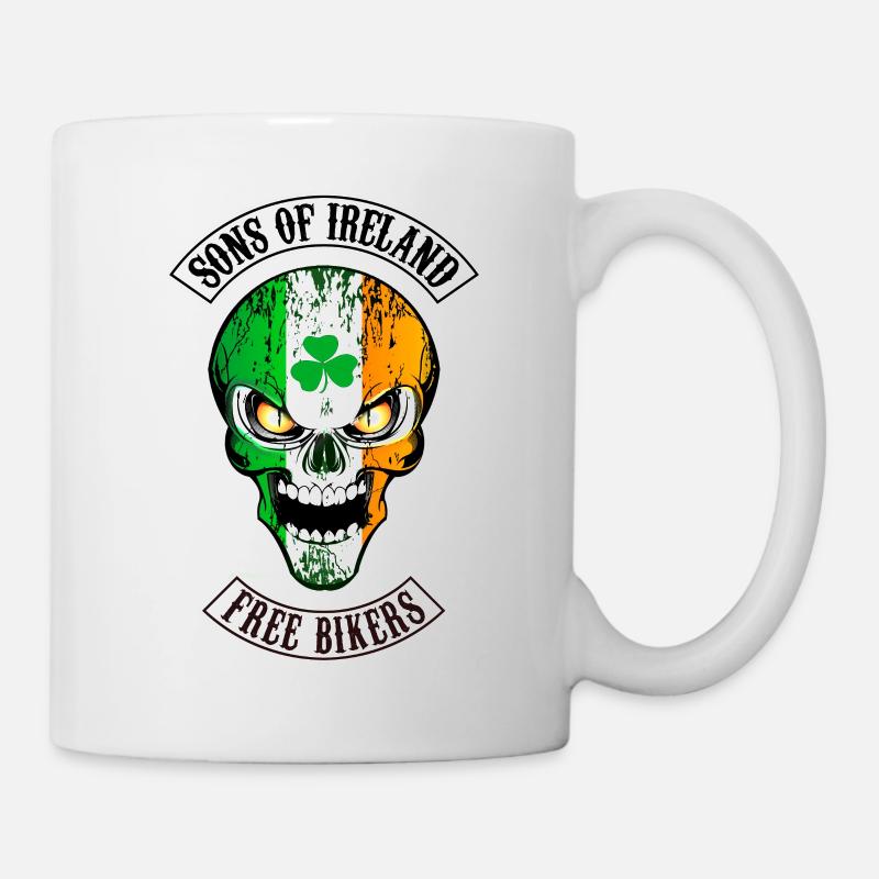 ireland - free bikers - Mug - white