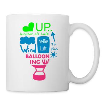 heissluftballon - Tasse - Weiß - Rechts