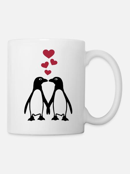 Pinguin - Tasse - Weiß