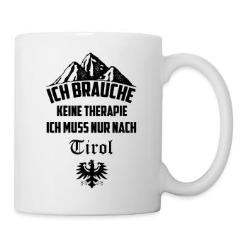 Tirol - Tasse - Weiß - Rechts