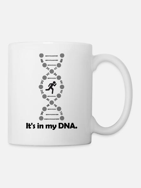 Het zit in mijn DNA - Mok - wit