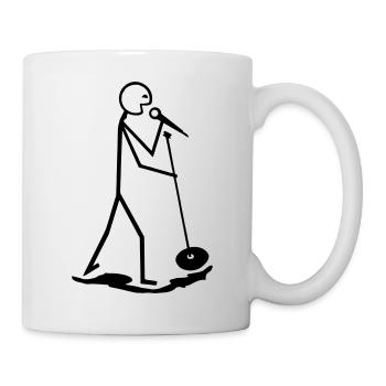 Sänger - Tasse - Weiß - Rechts