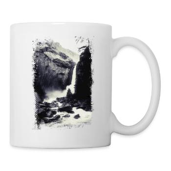 Chute d'eau à l'état sauvage - Mug blanc - blanc - Droite