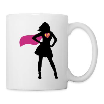 Super Mommy - Tasse - Weiß - Rechts