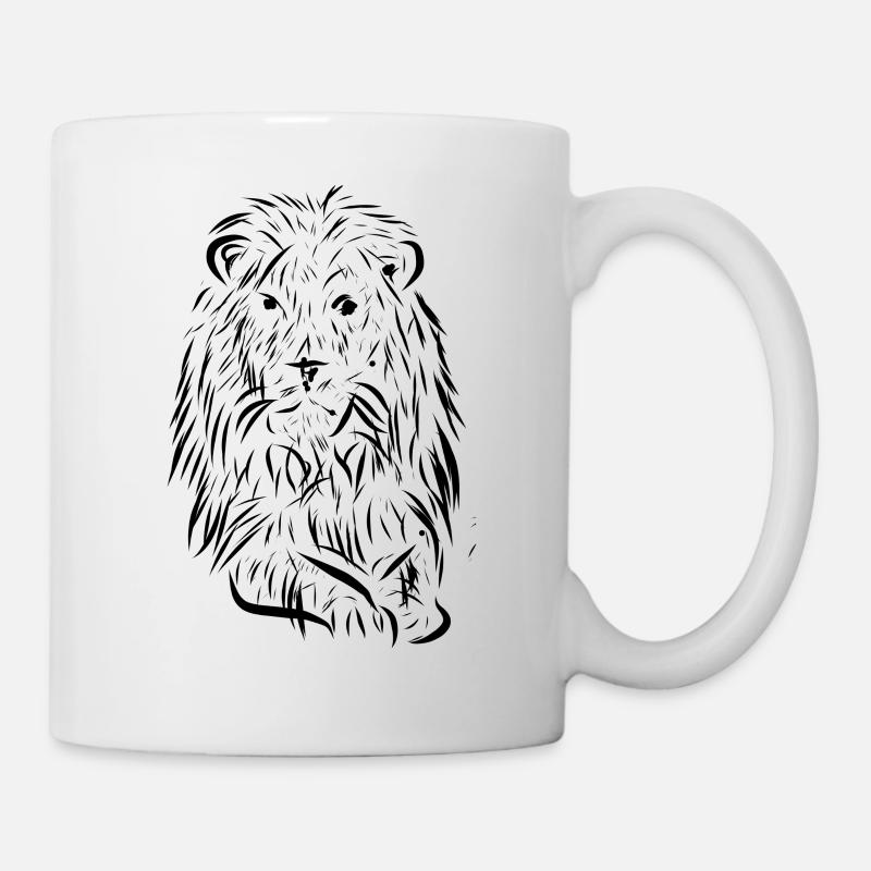 Lion - Mug blanc - blanc